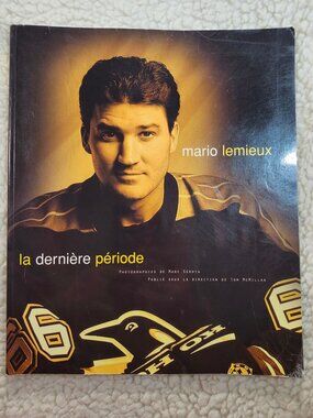 Mario Lemieux La Derniere Periode French Softcover Photo Book Hockey Biography